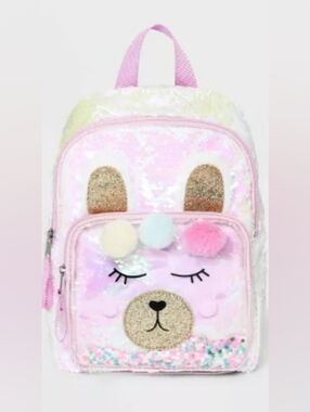 Sequin Backpack - Pink